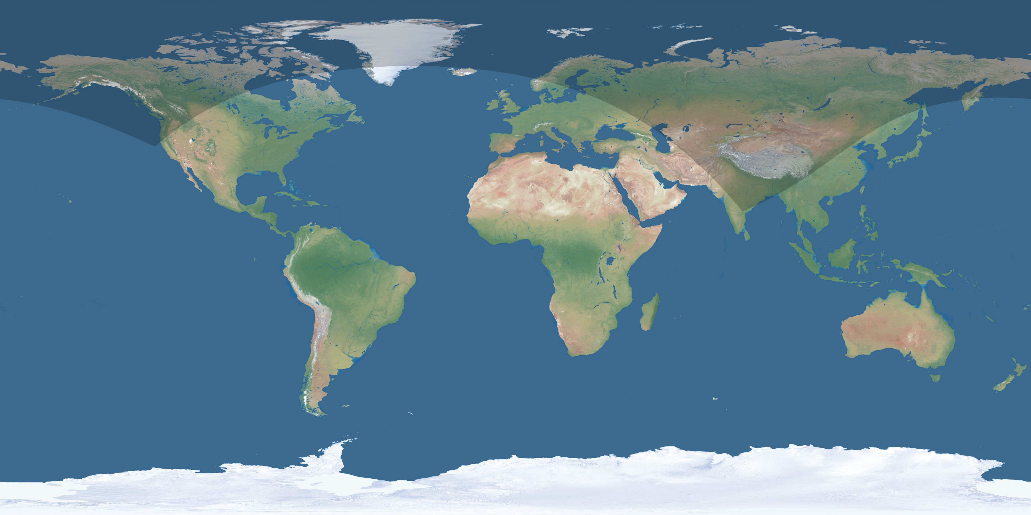 Map of the umbra and penumbra path of the solar eclipse of 06/03/2524