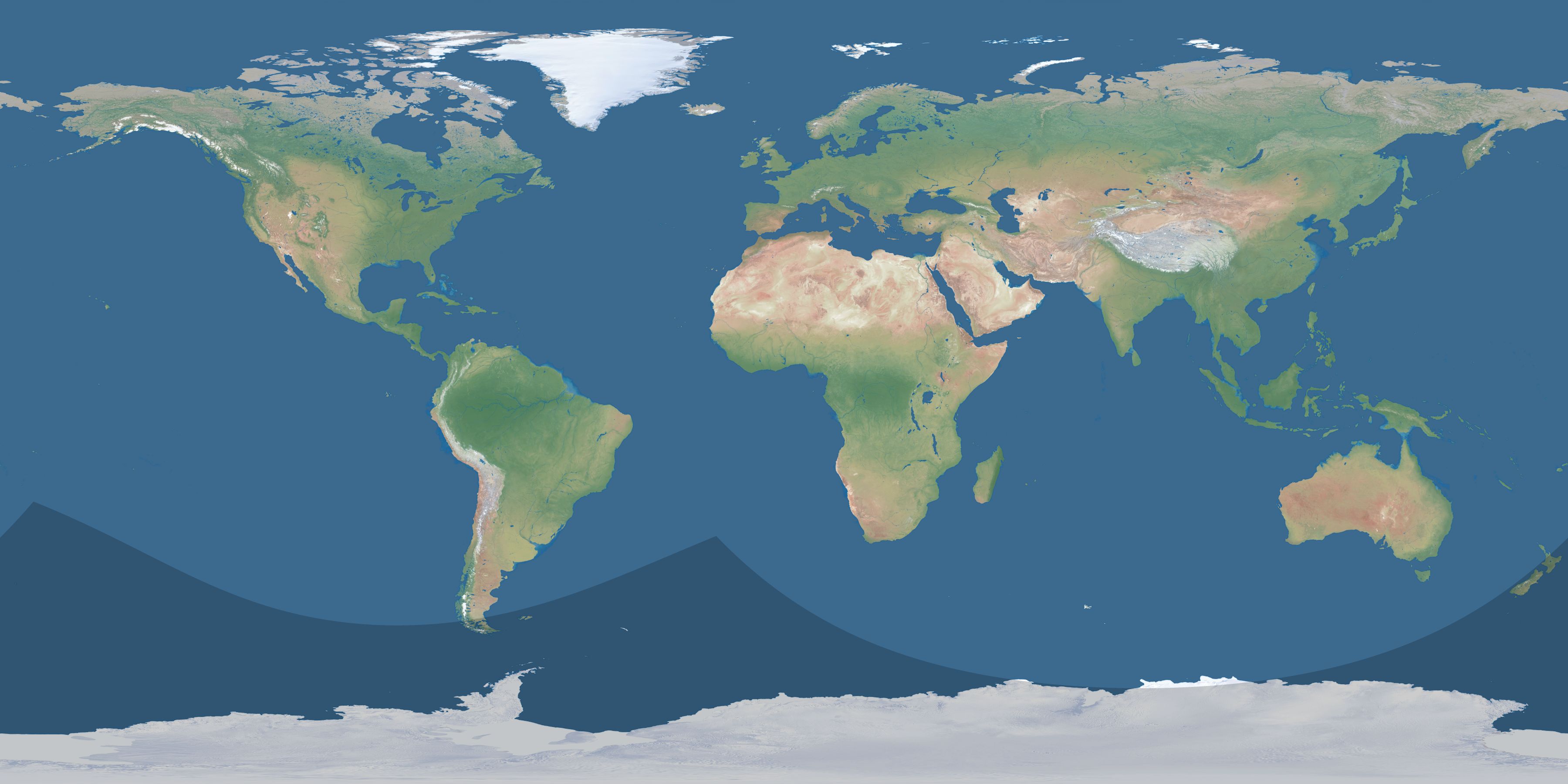 Map of the umbra and penumbra path of the solar eclipse of 11/28/2532
