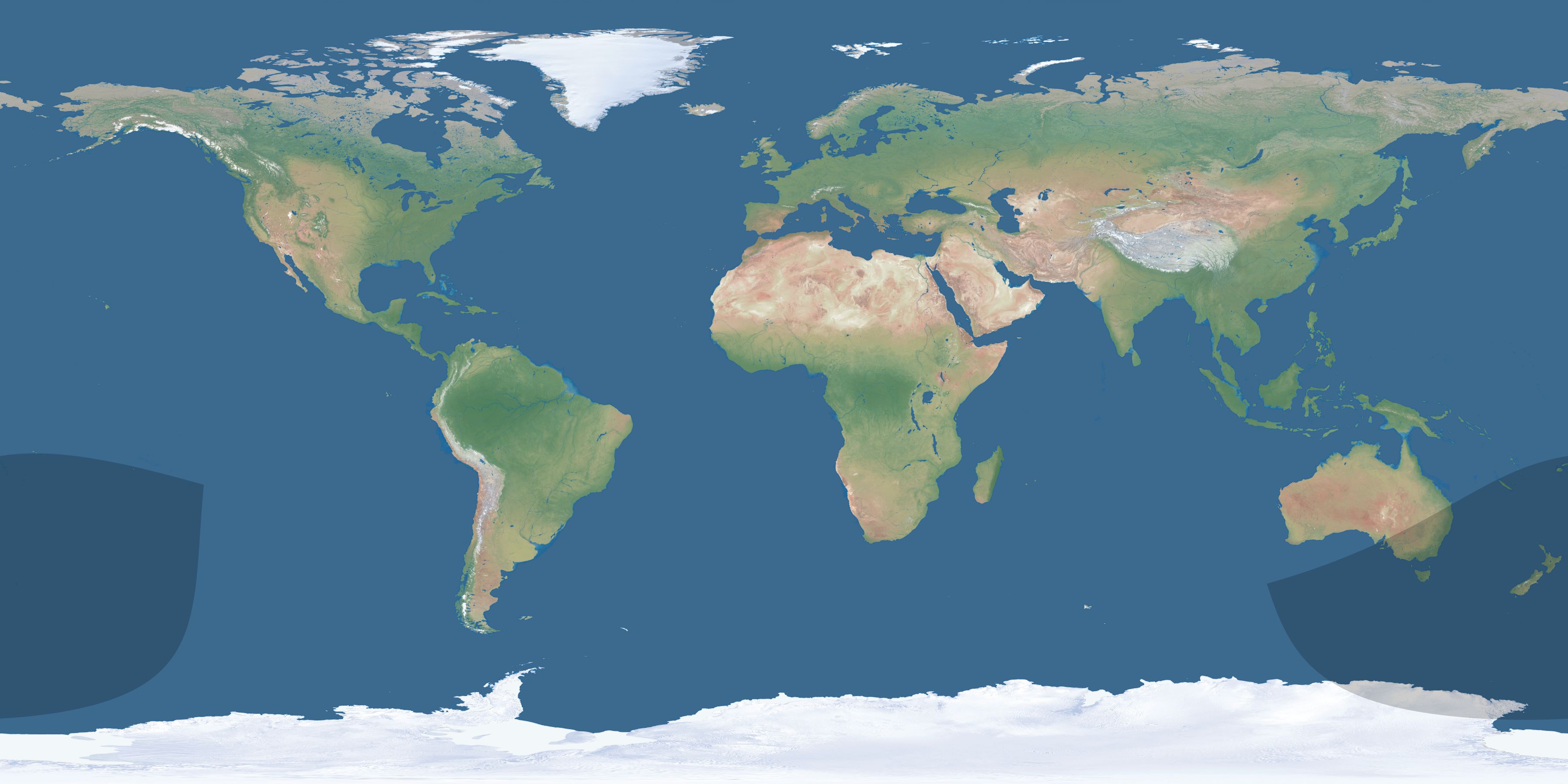 Map of the umbra and penumbra path of the solar eclipse of 05/03/2535