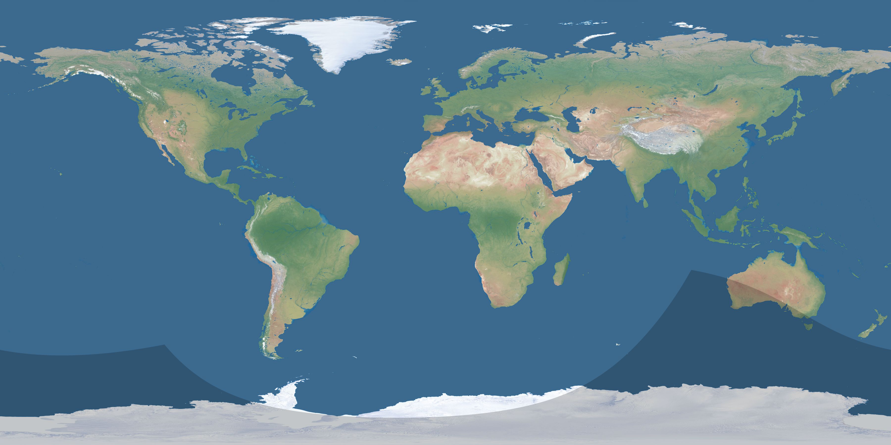 Map of the umbra and penumbra path of the solar eclipse of 10/19/2590