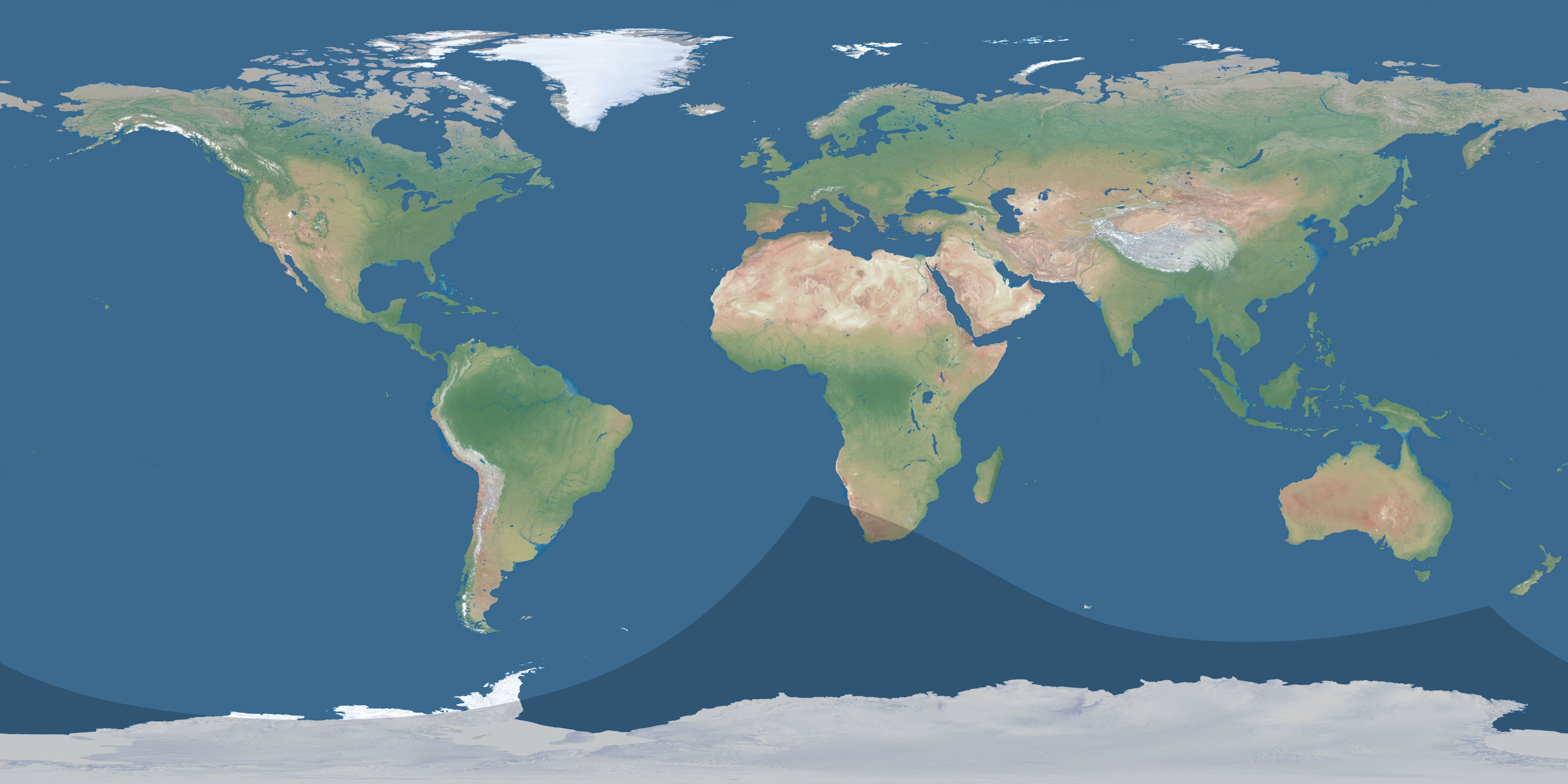 Map of the umbra and penumbra path of the solar eclipse of 10/30/2608