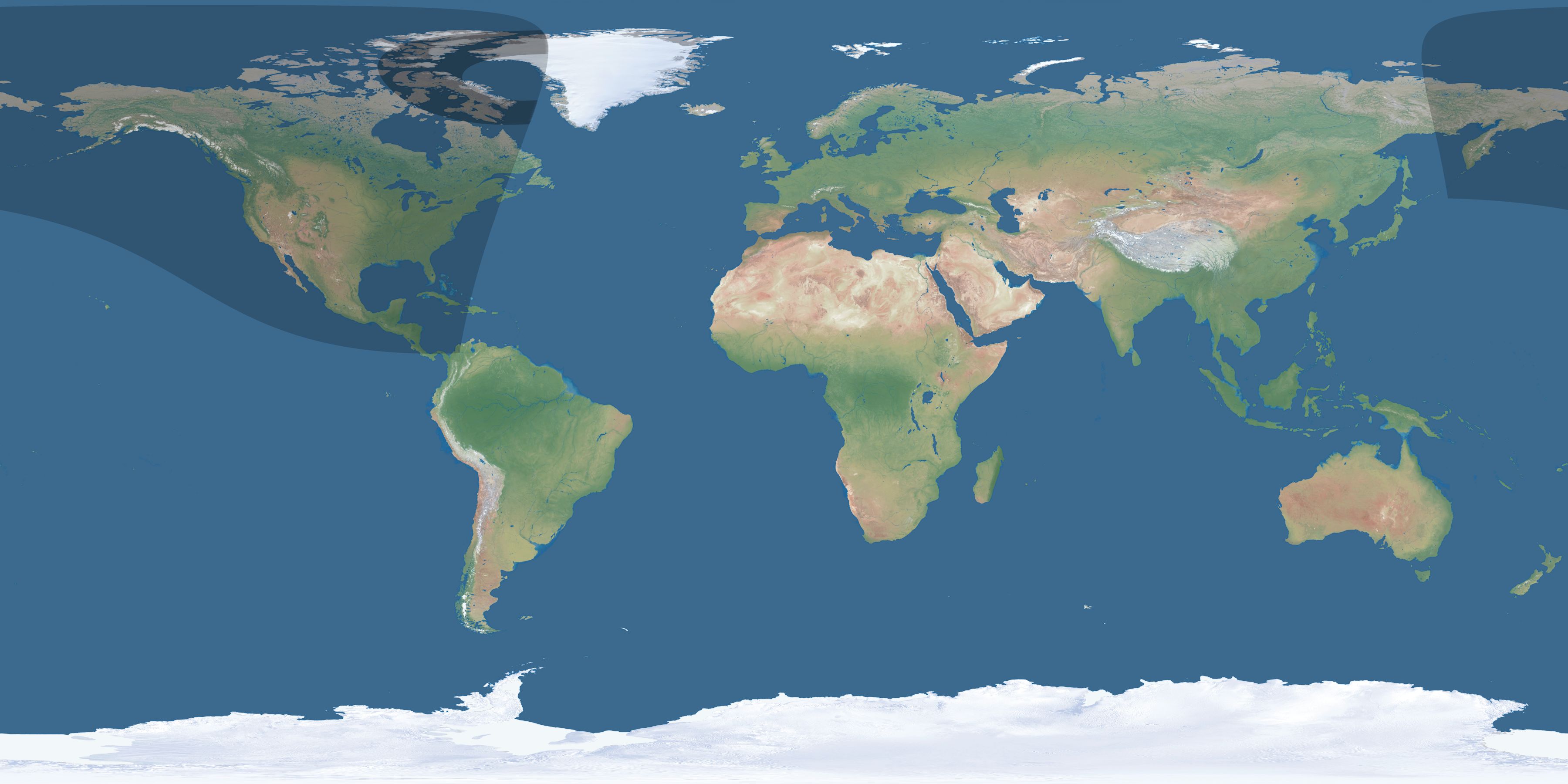 Map of the umbra and penumbra path of the solar eclipse of 09/28/2611