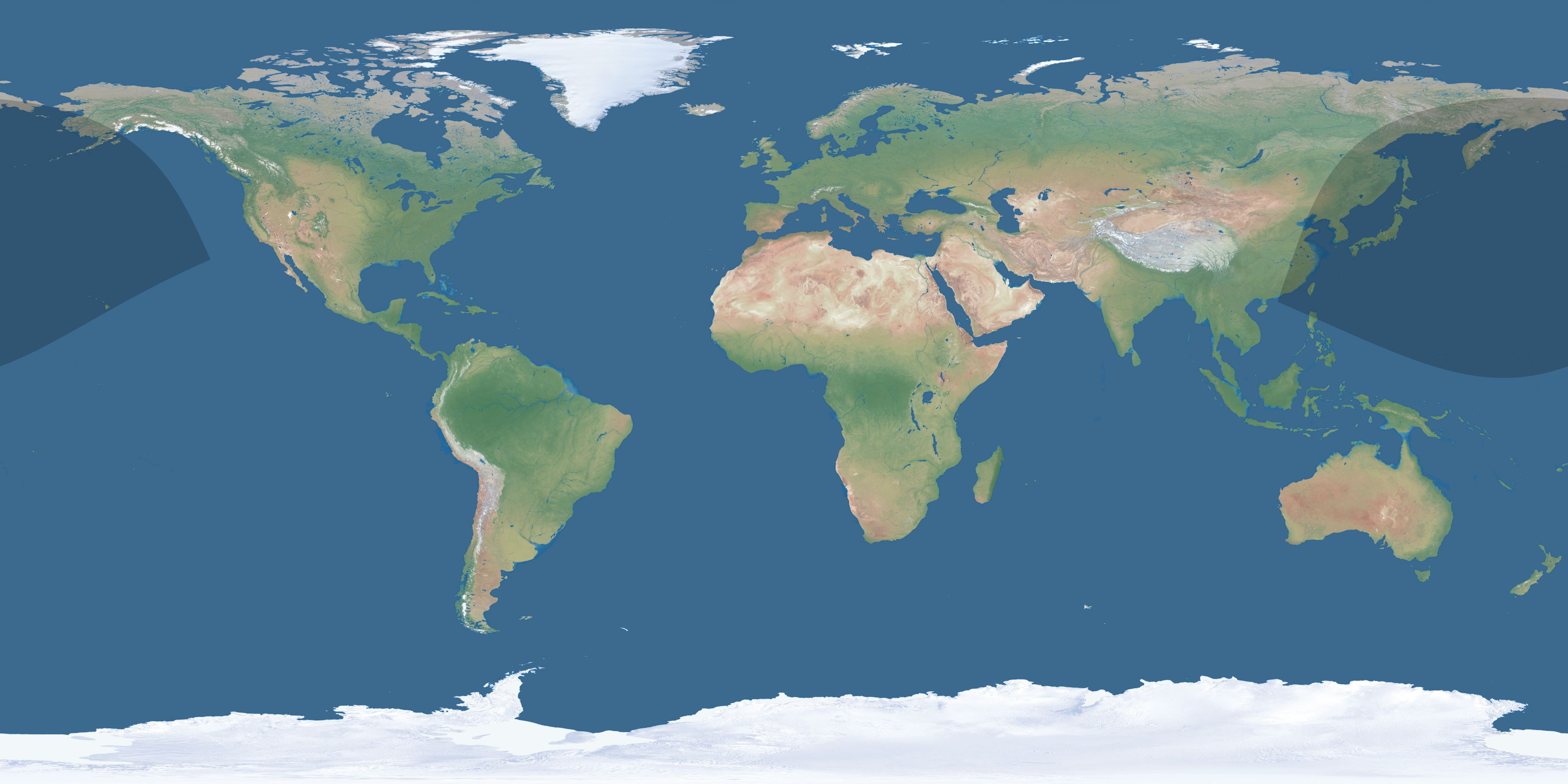 Map of the umbra and penumbra path of the solar eclipse of 12/21/2625