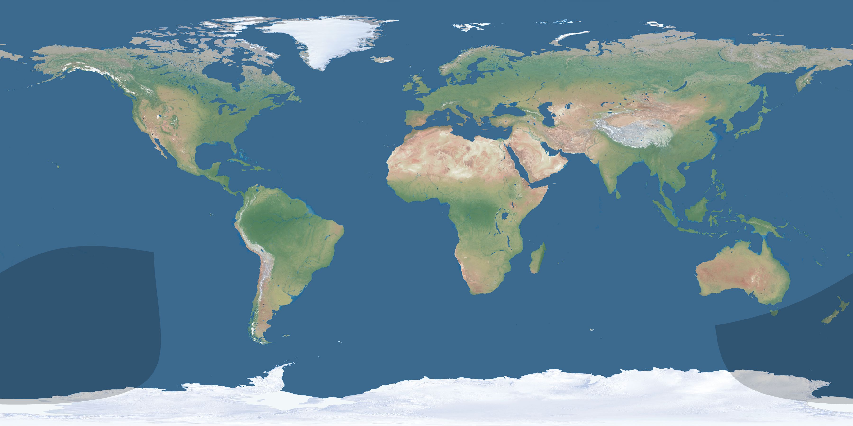 Map of the umbra and penumbra path of the solar eclipse of 04/15/2629