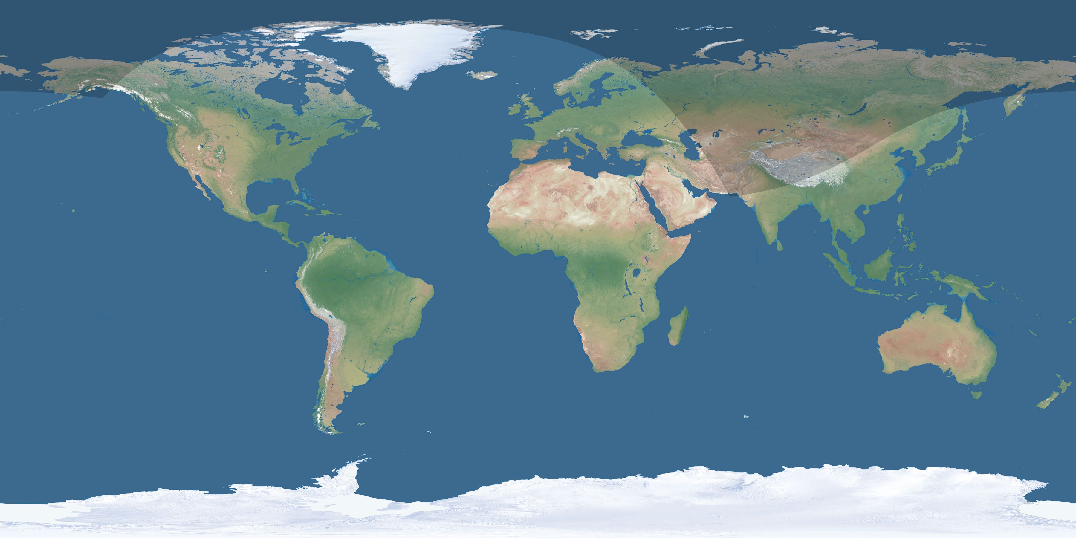 Map of the umbra and penumbra path of the solar eclipse of 04/07/2684