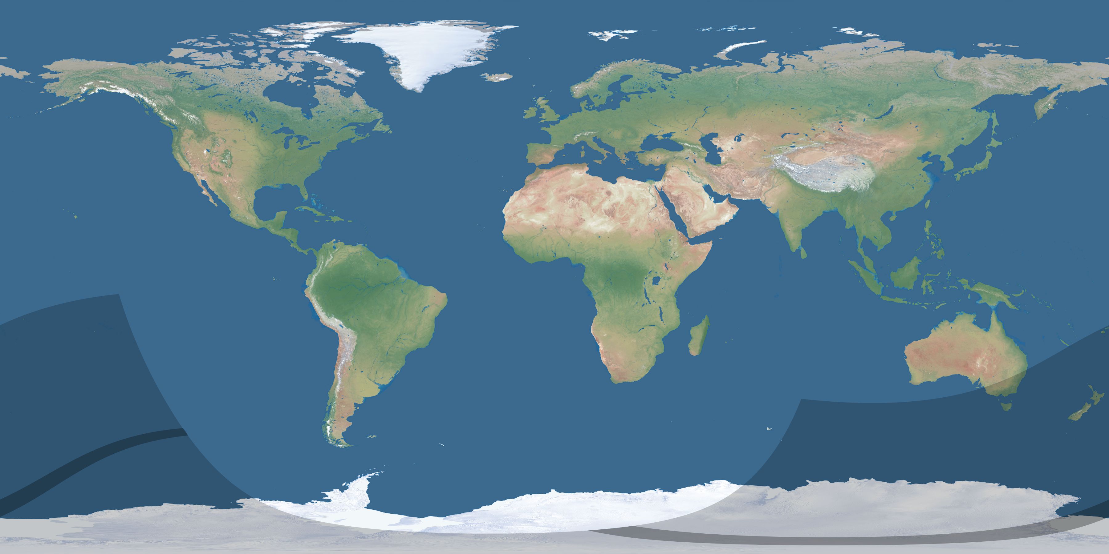 Map of the umbra and penumbra path of the solar eclipse of 03/06/2687