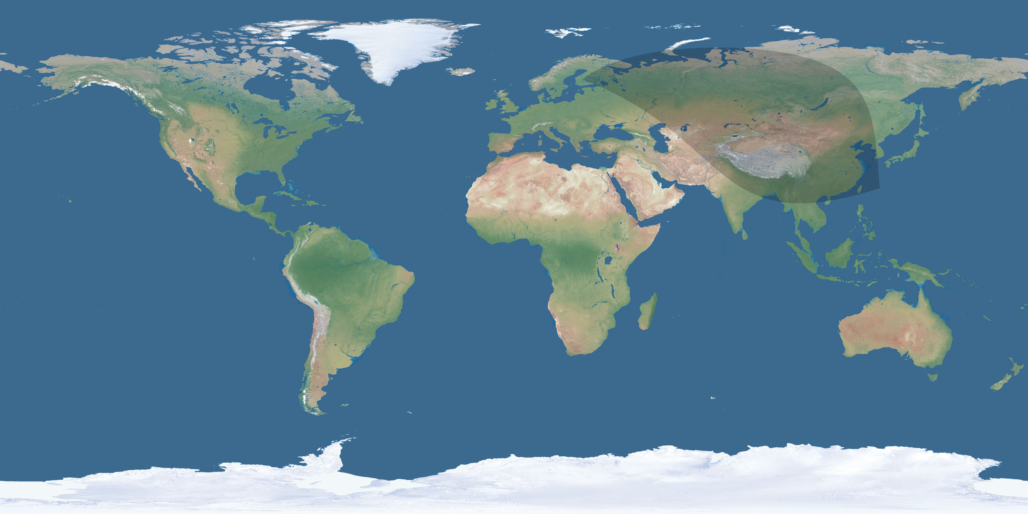 Map of the umbra and penumbra path of the solar eclipse of 11/12/2691