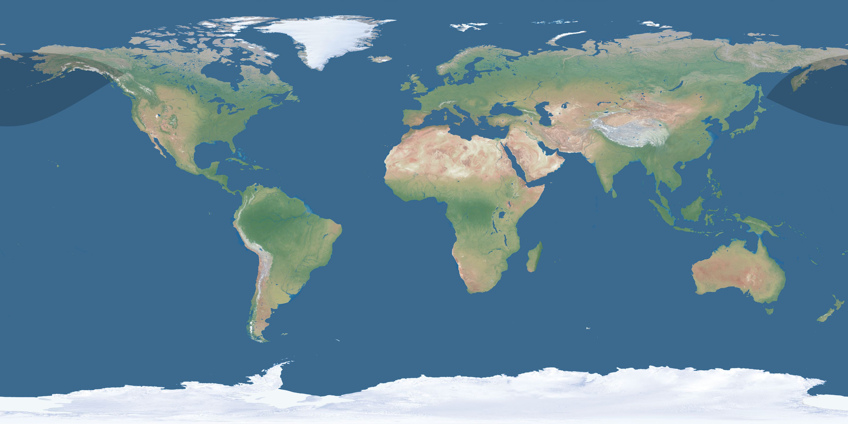 Map of the umbra and penumbra path of the solar eclipse of 12/25/2774
