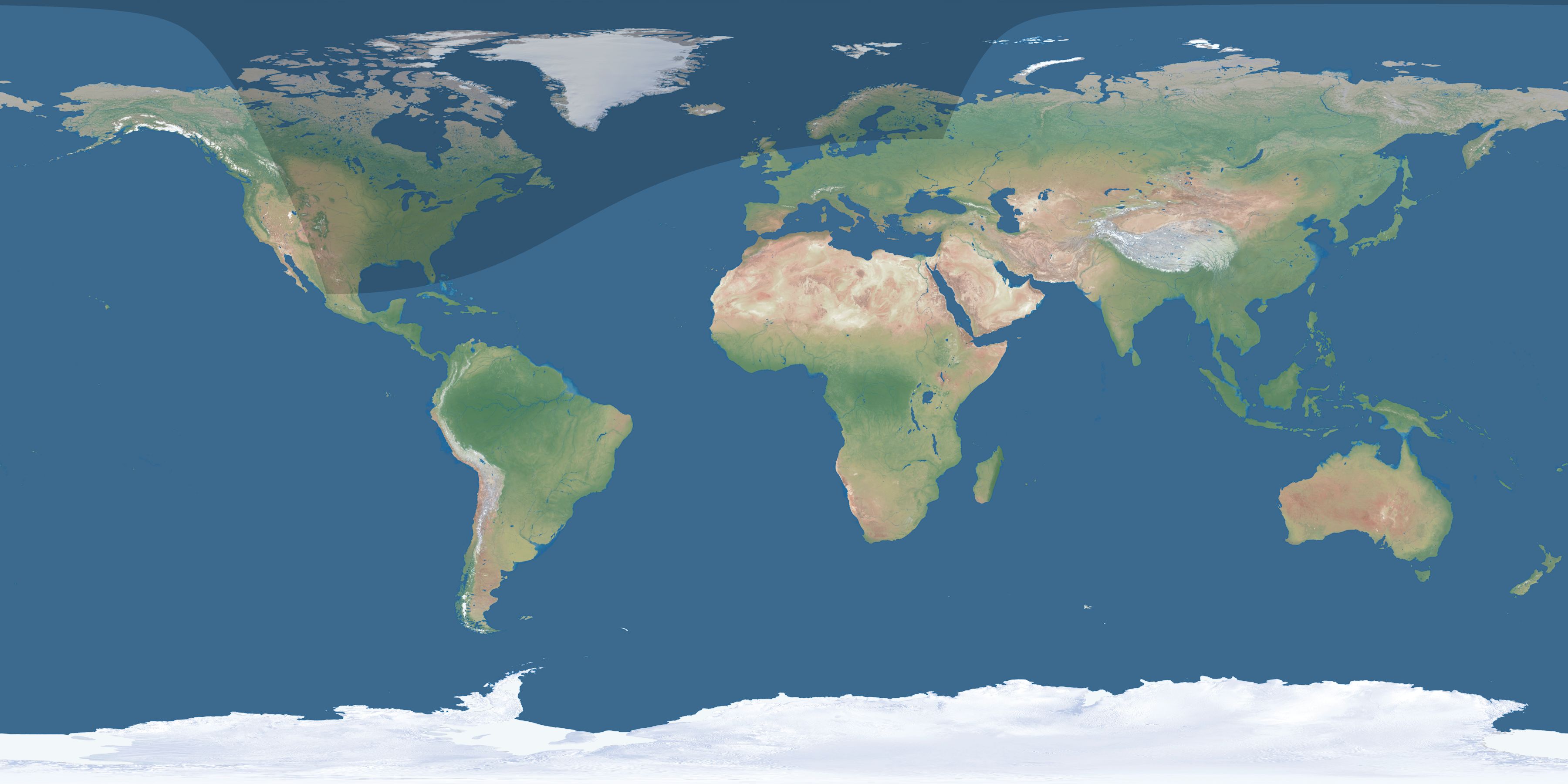 Map of the umbra and penumbra path of the solar eclipse of 03/21/2778