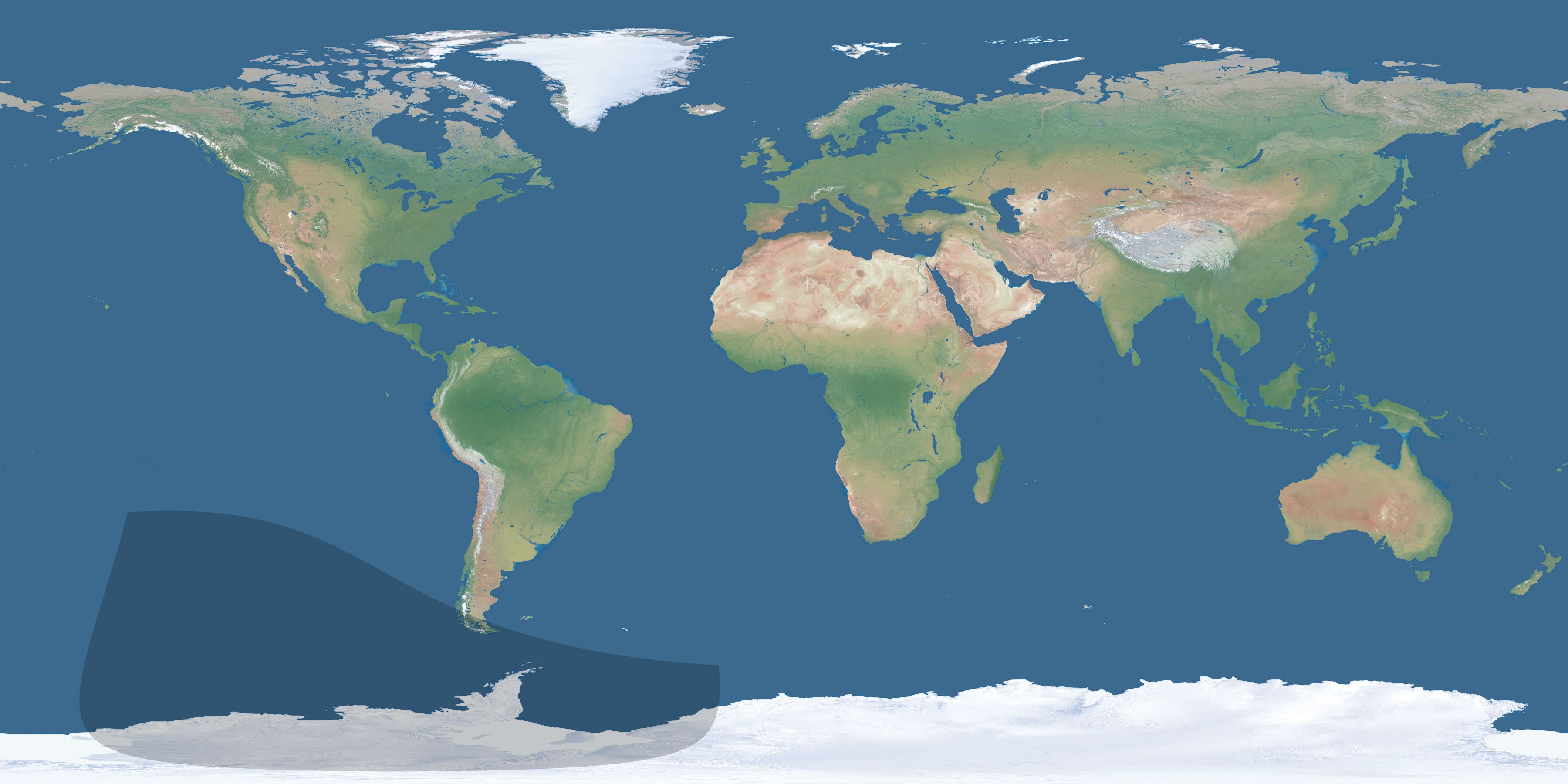 Map of the umbra and penumbra path of the solar eclipse of 09/13/2778