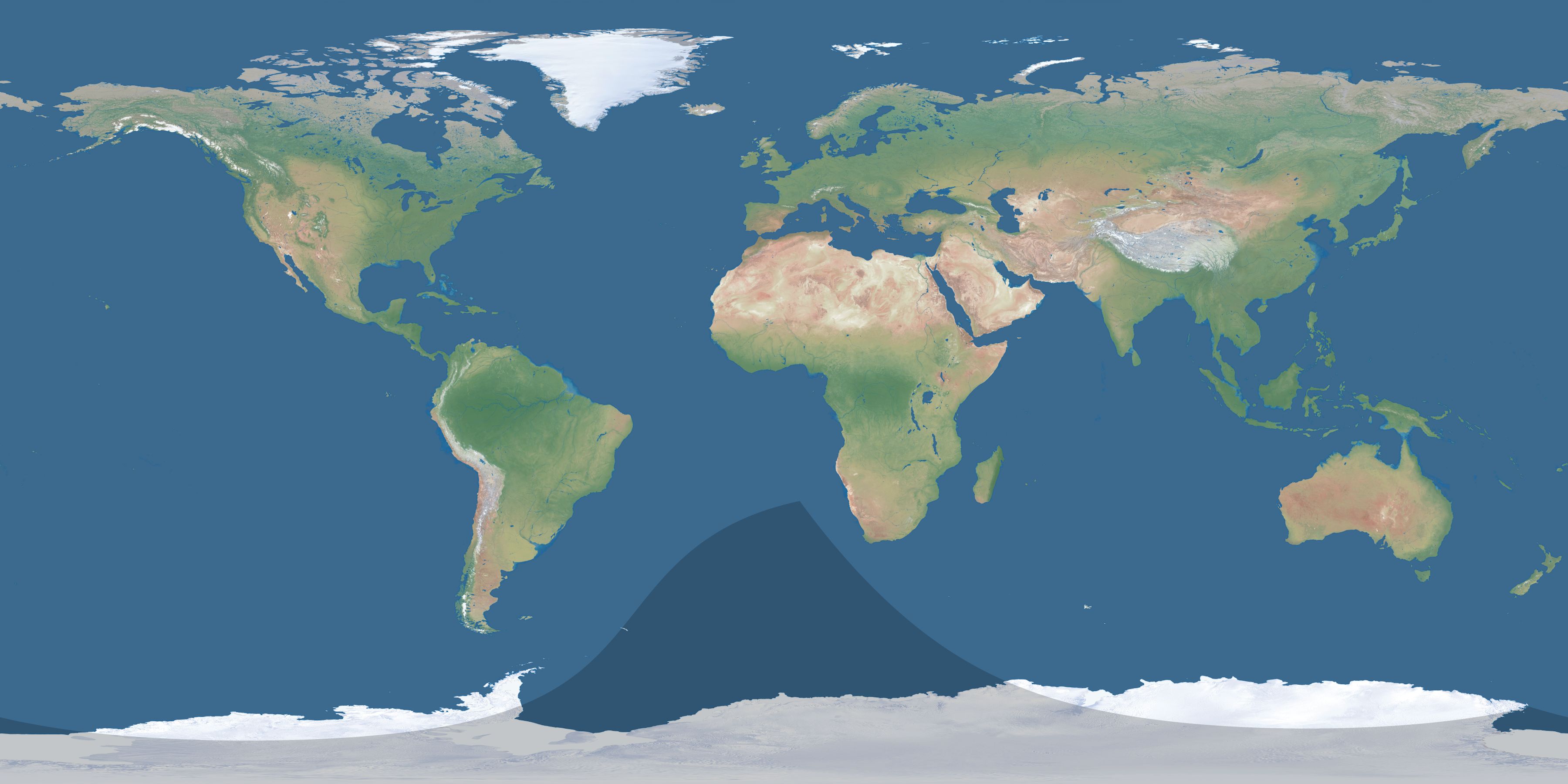Map of the umbra and penumbra path of the solar eclipse of 02/17/2789