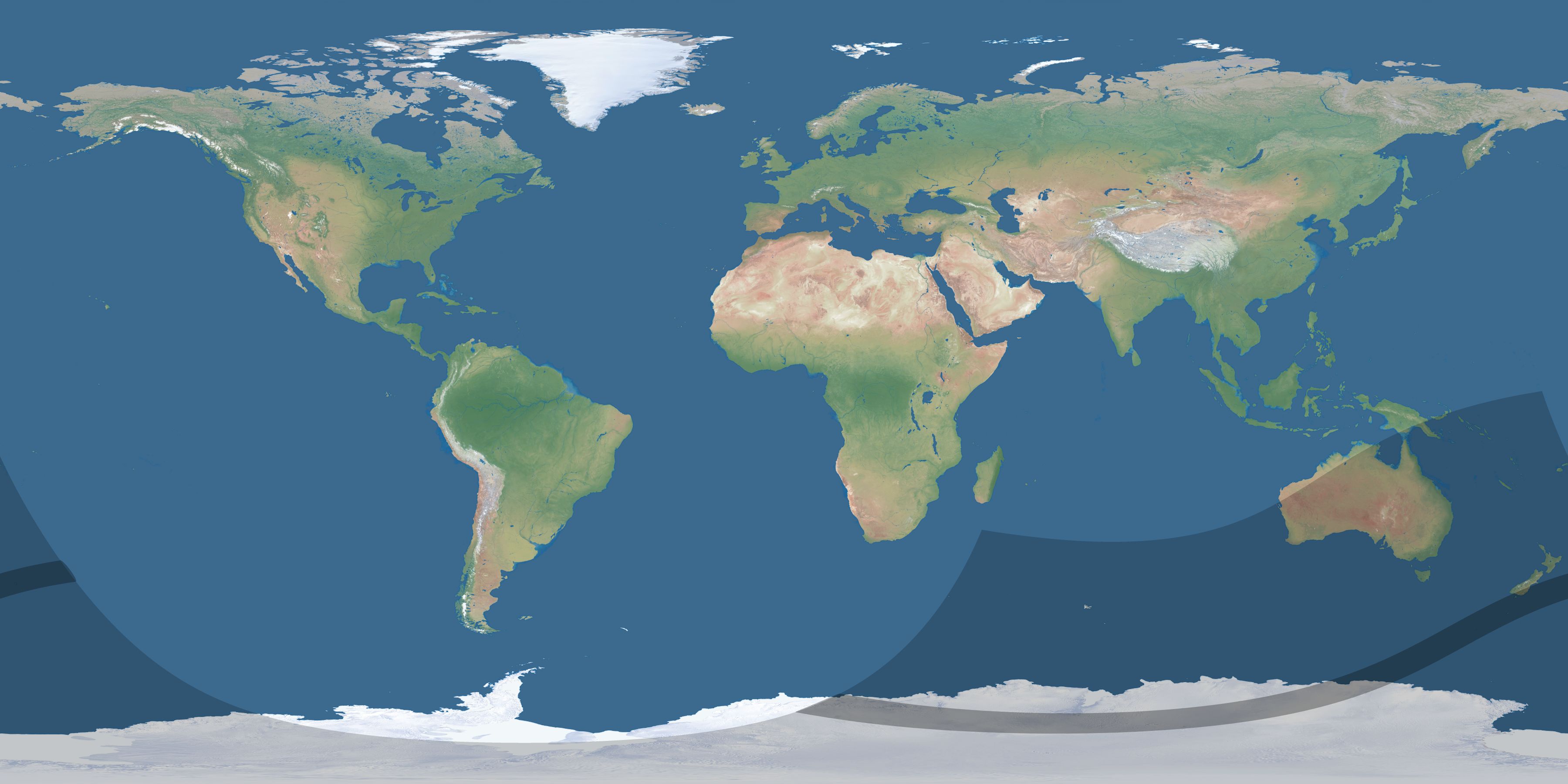 Map of the umbra and penumbra path of the solar eclipse of 02/26/2799