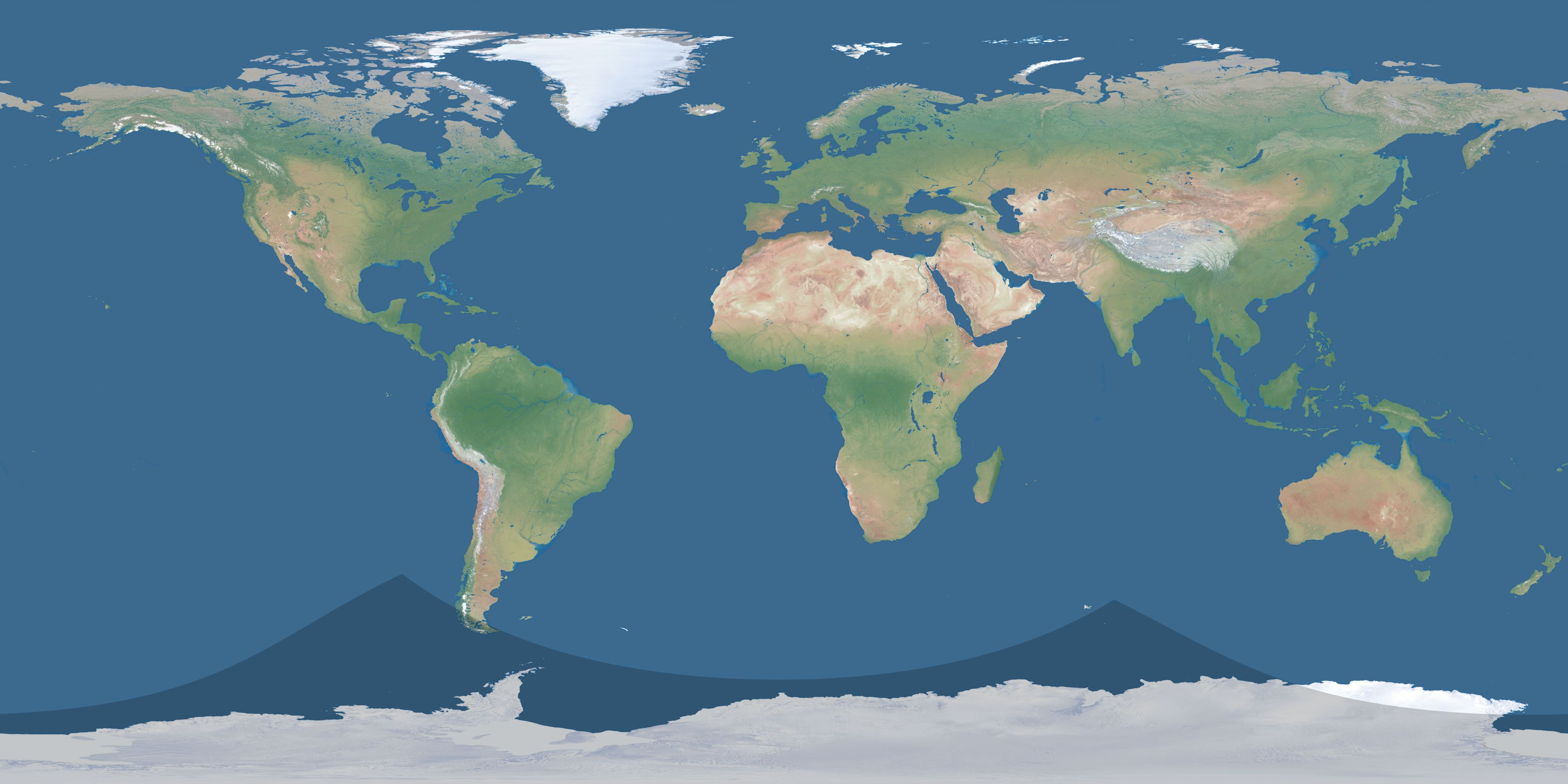Map of the umbra and penumbra path of the solar eclipse of 12/17/2810