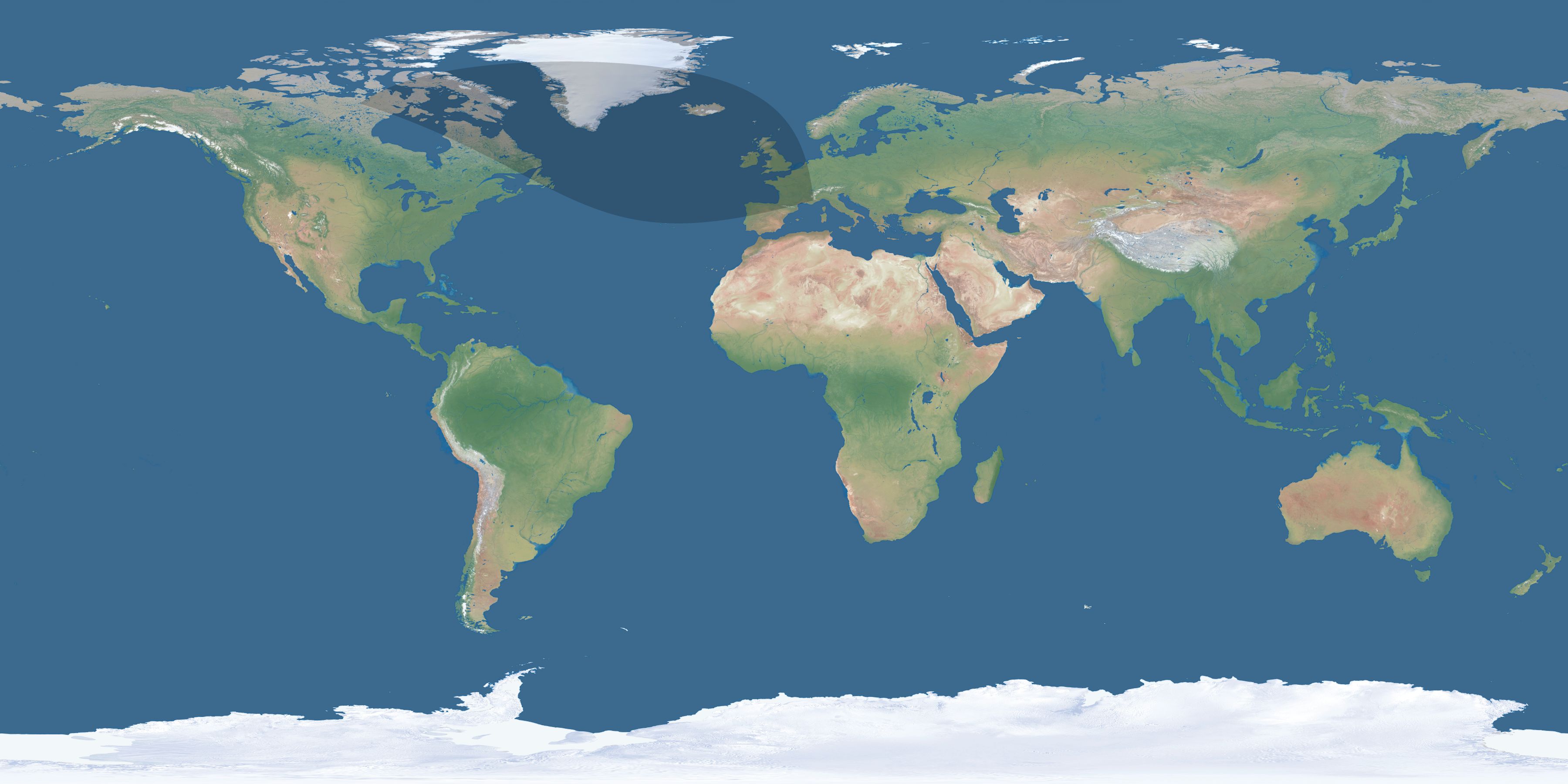 Map of the umbra and penumbra path of the solar eclipse of 11/03/2814