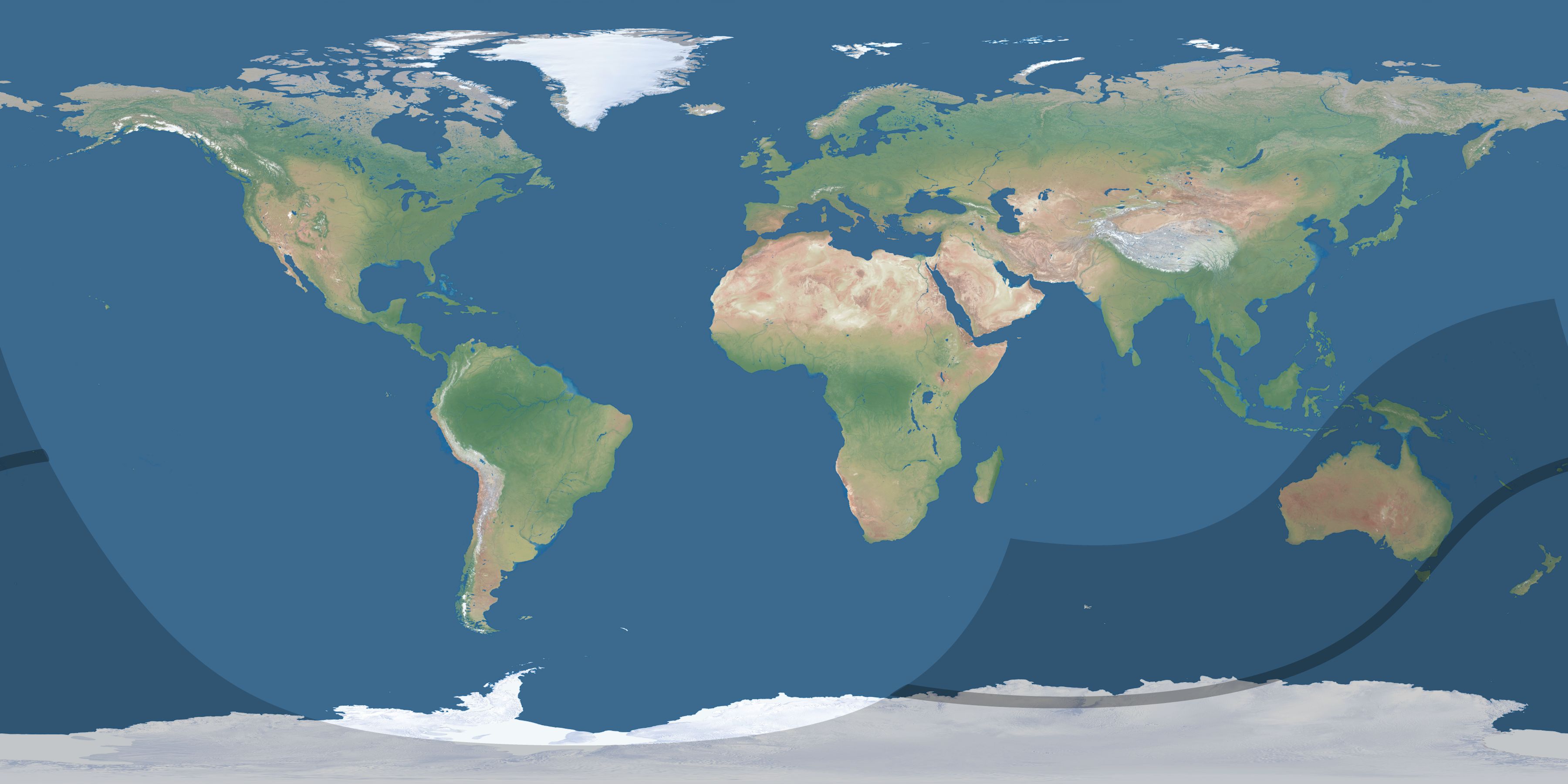 Map of the umbra and penumbra path of the solar eclipse of 02/27/2826