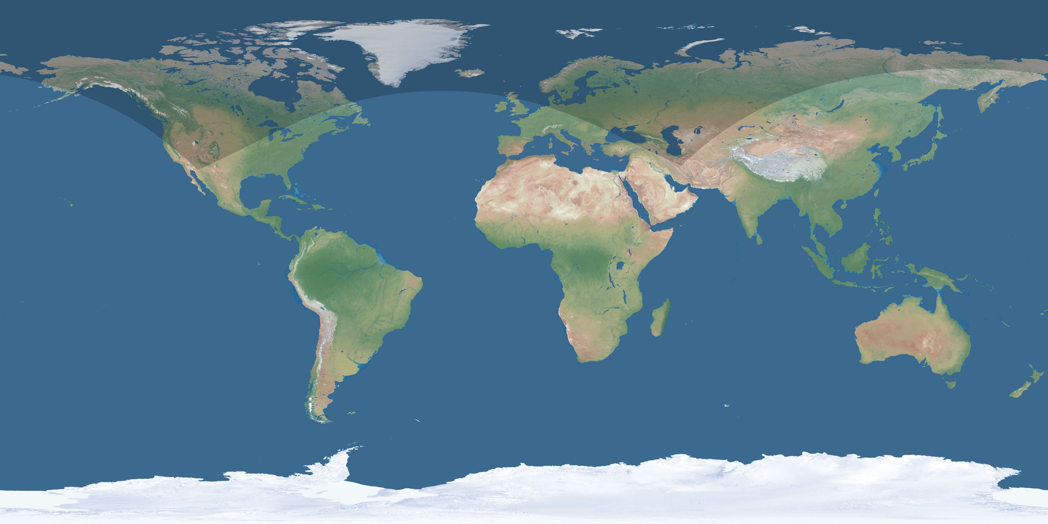 Map of the umbra and penumbra path of the solar eclipse of 07/02/2839
