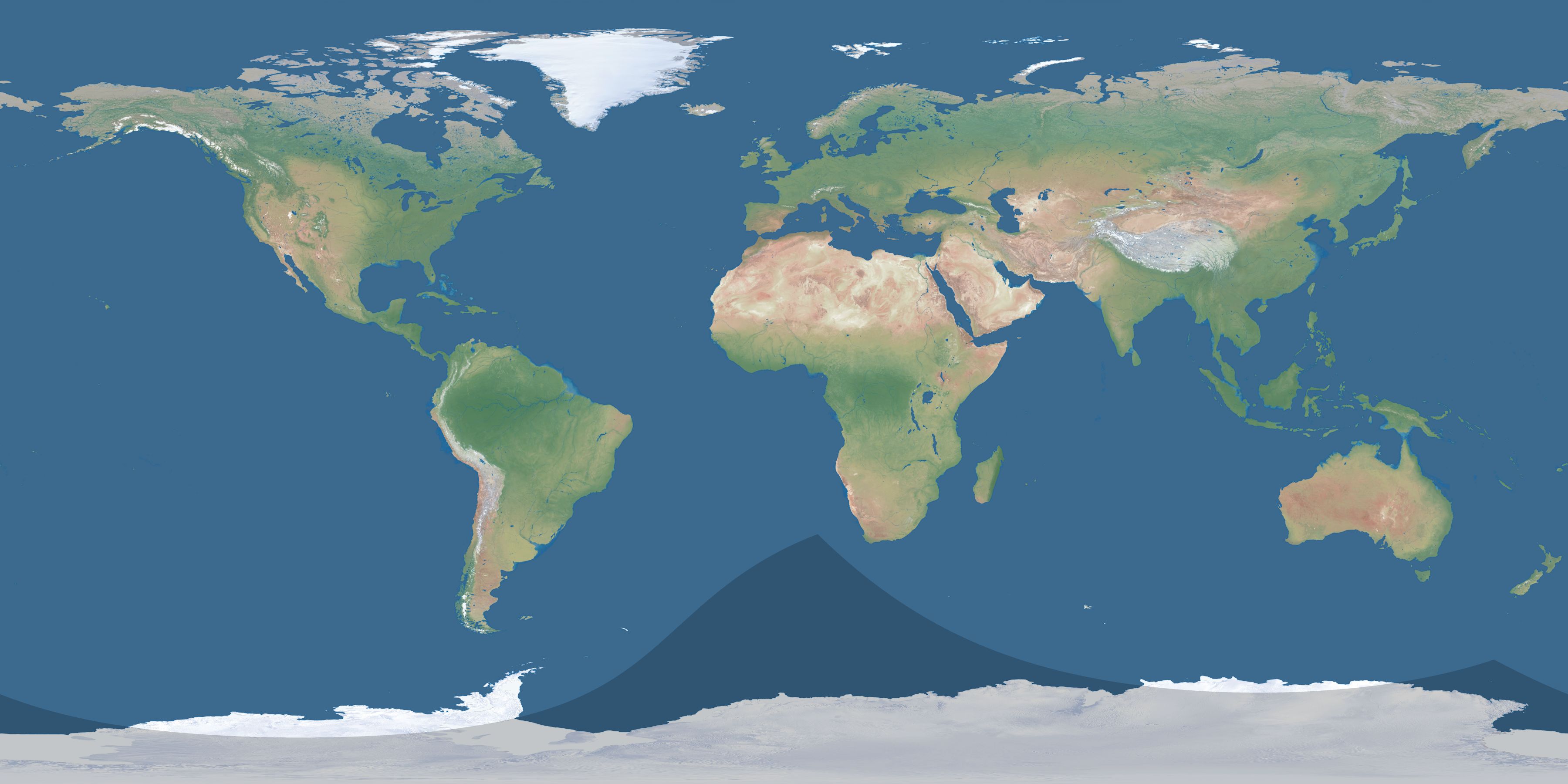 Map of the umbra and penumbra path of the solar eclipse of 01/18/2865