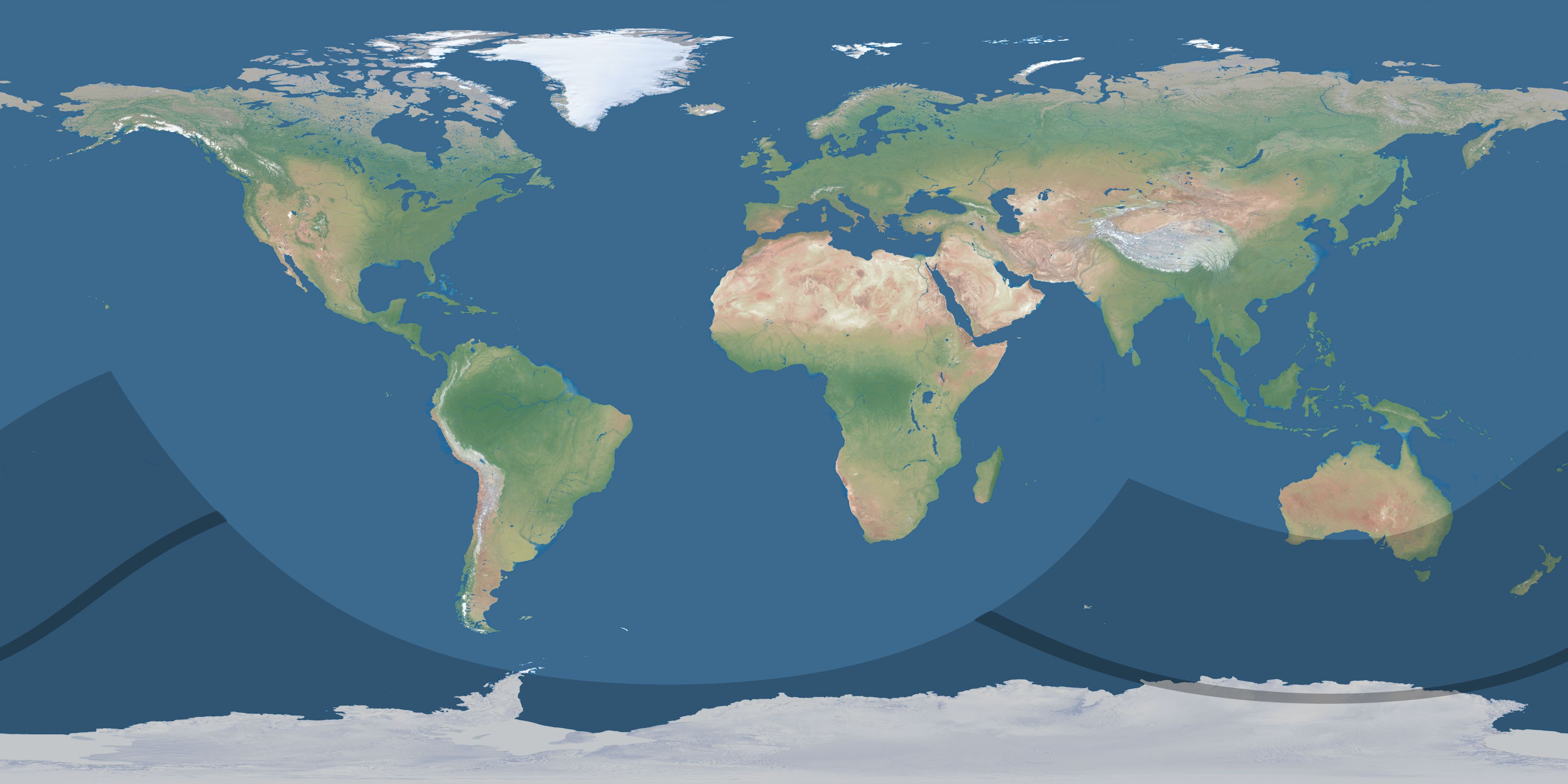 Map of the umbra and penumbra path of the solar eclipse of 01/08/2866
