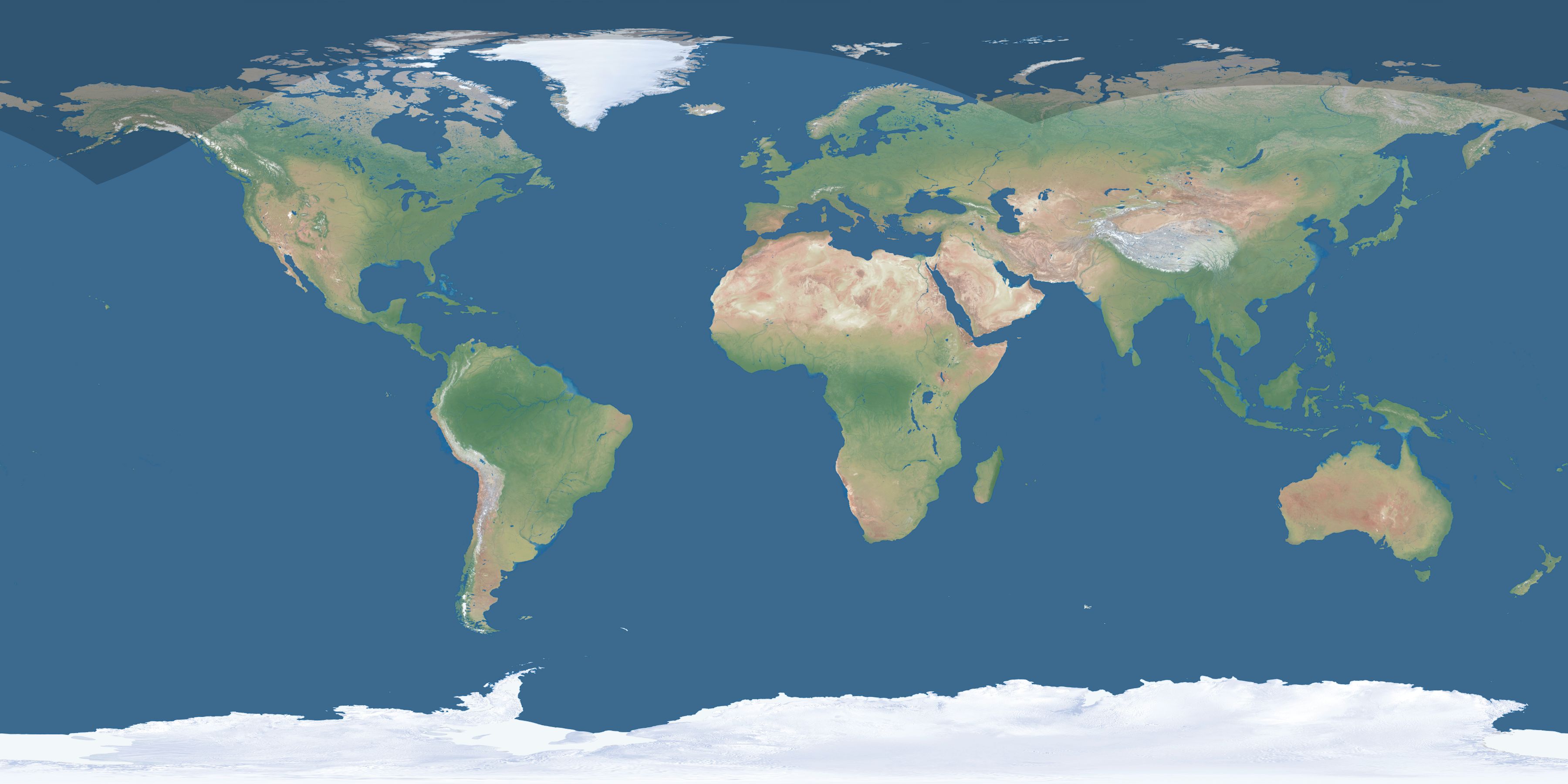Map of the umbra and penumbra path of the solar eclipse of 05/13/2868