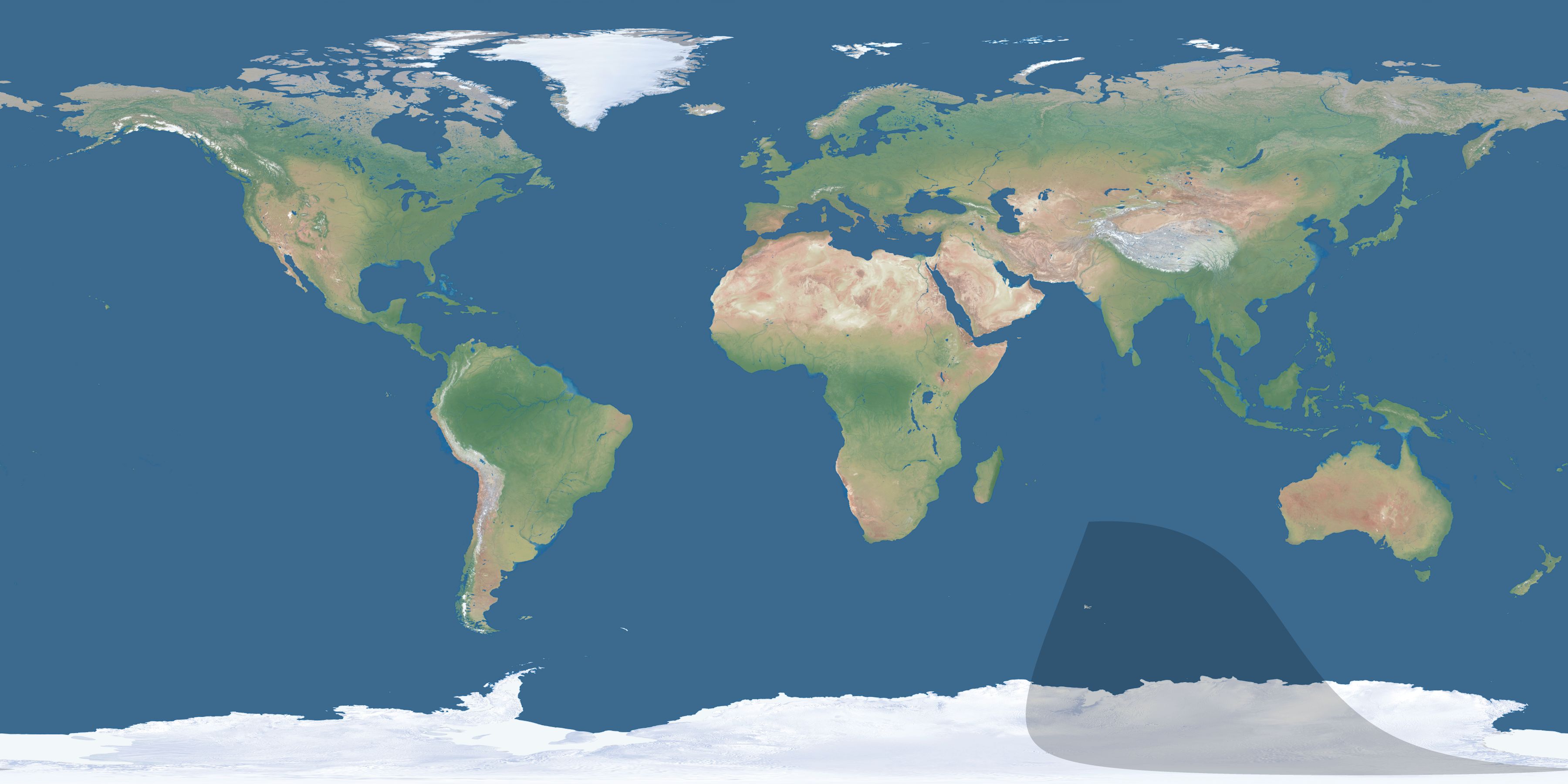 Map of the umbra and penumbra path of the solar eclipse of 09/15/2919