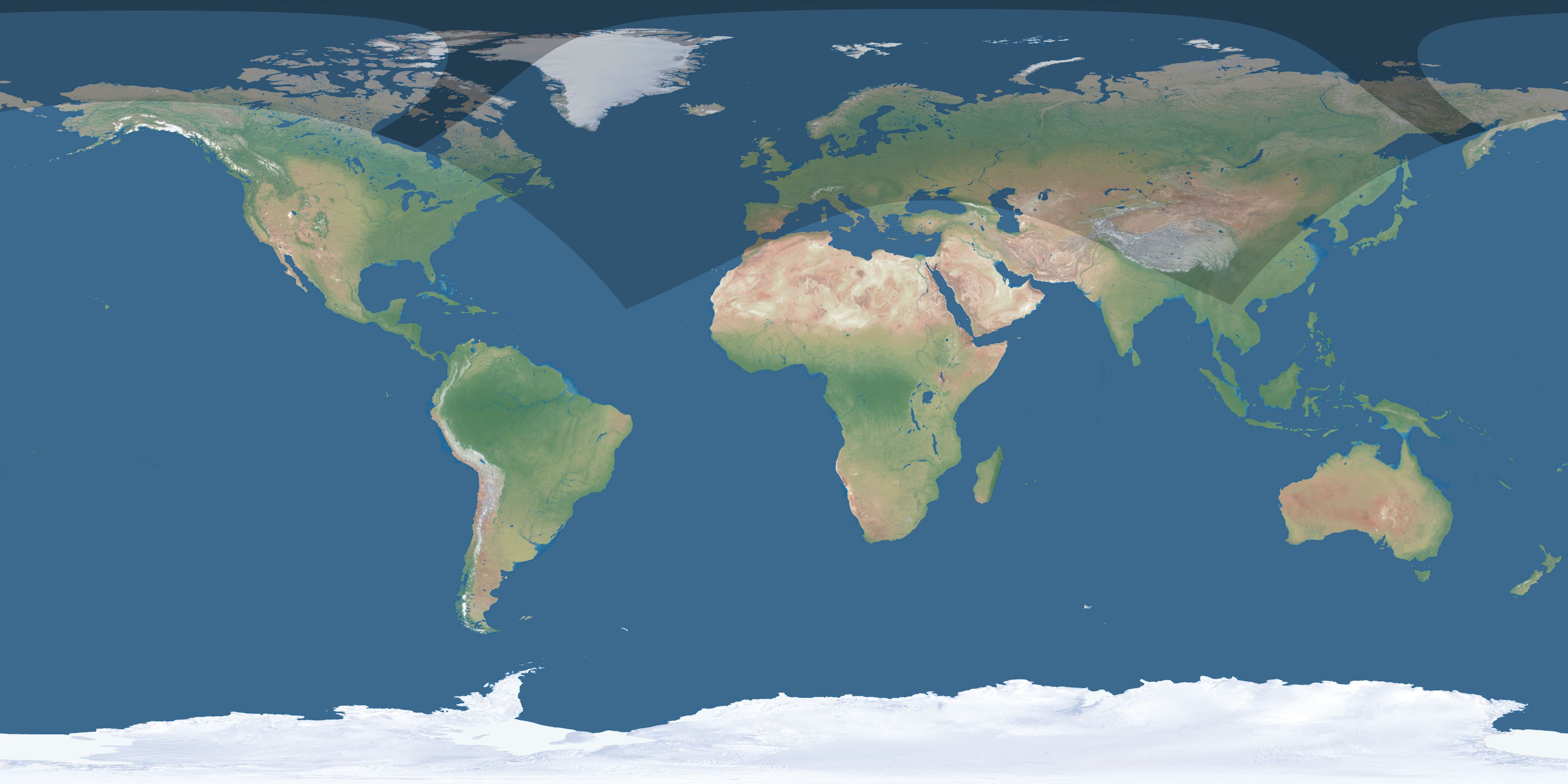Map of the umbra and penumbra path of the solar eclipse of 06/05/2923